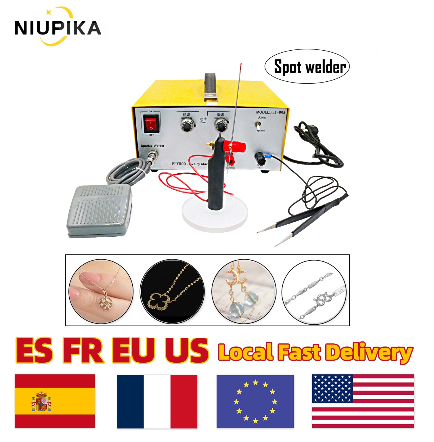 Jewelry Making Machines - Аппарат для точечной сварки NIUPIKA 80A