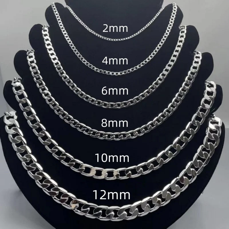 Lobster Clasp Silver - Мужское ожерелье из стерлингового серебра 925