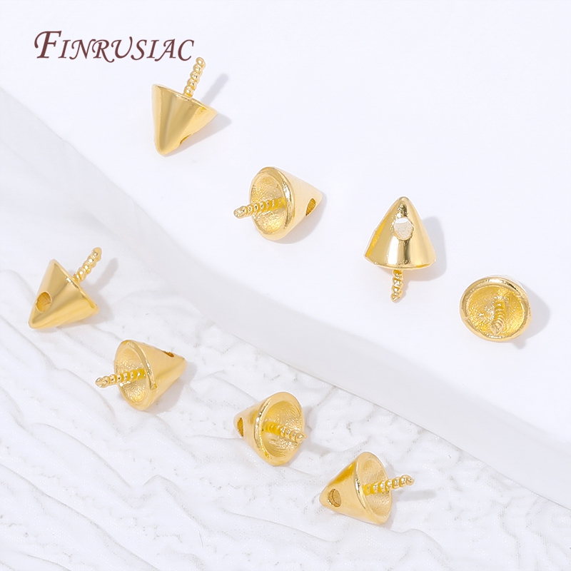 Jewelry Making Drill - Бейл для полимерной глины. для вклейки,Позолоченные