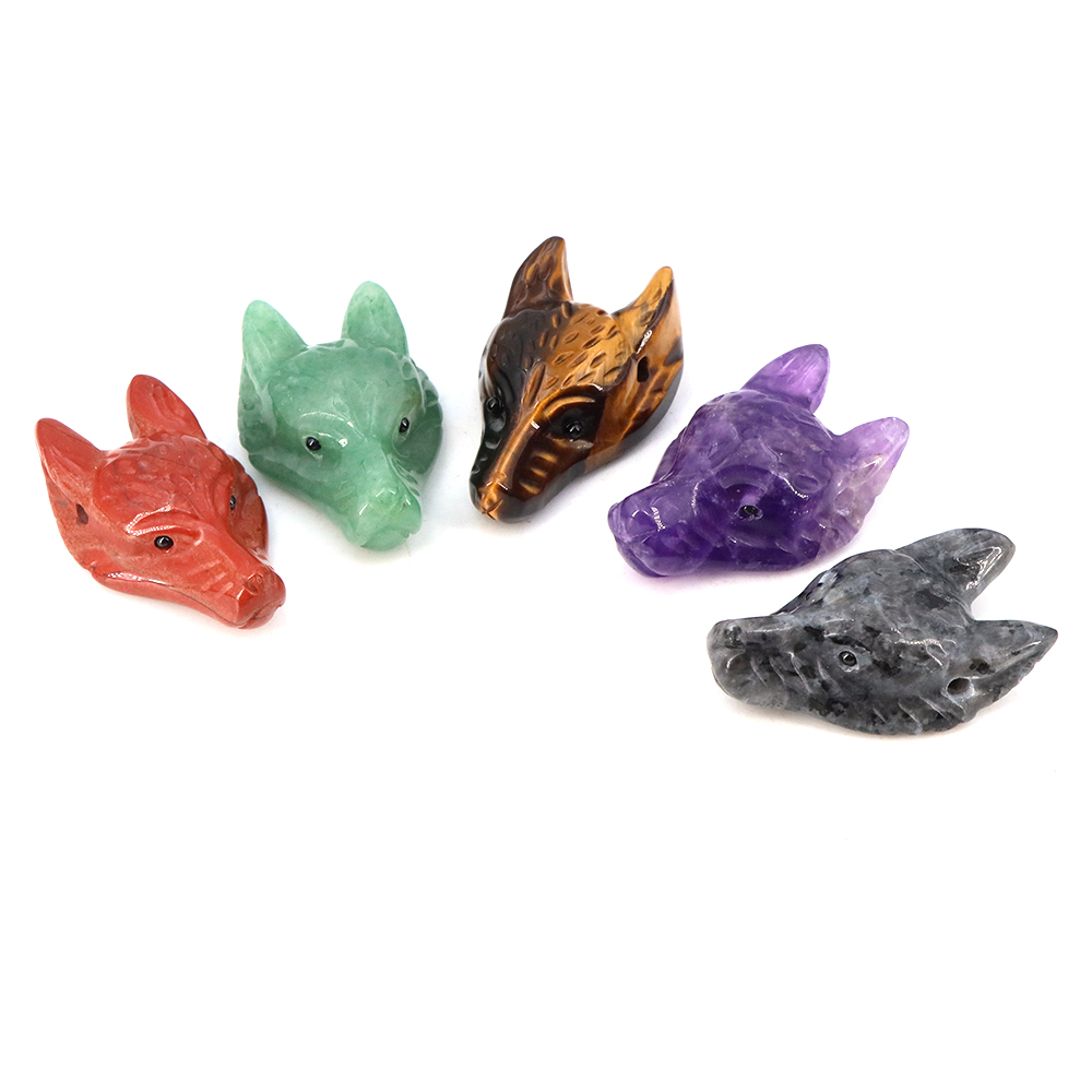 40 мм голова волка, каменный к – обзор и цена Jewelry Making Gemstones