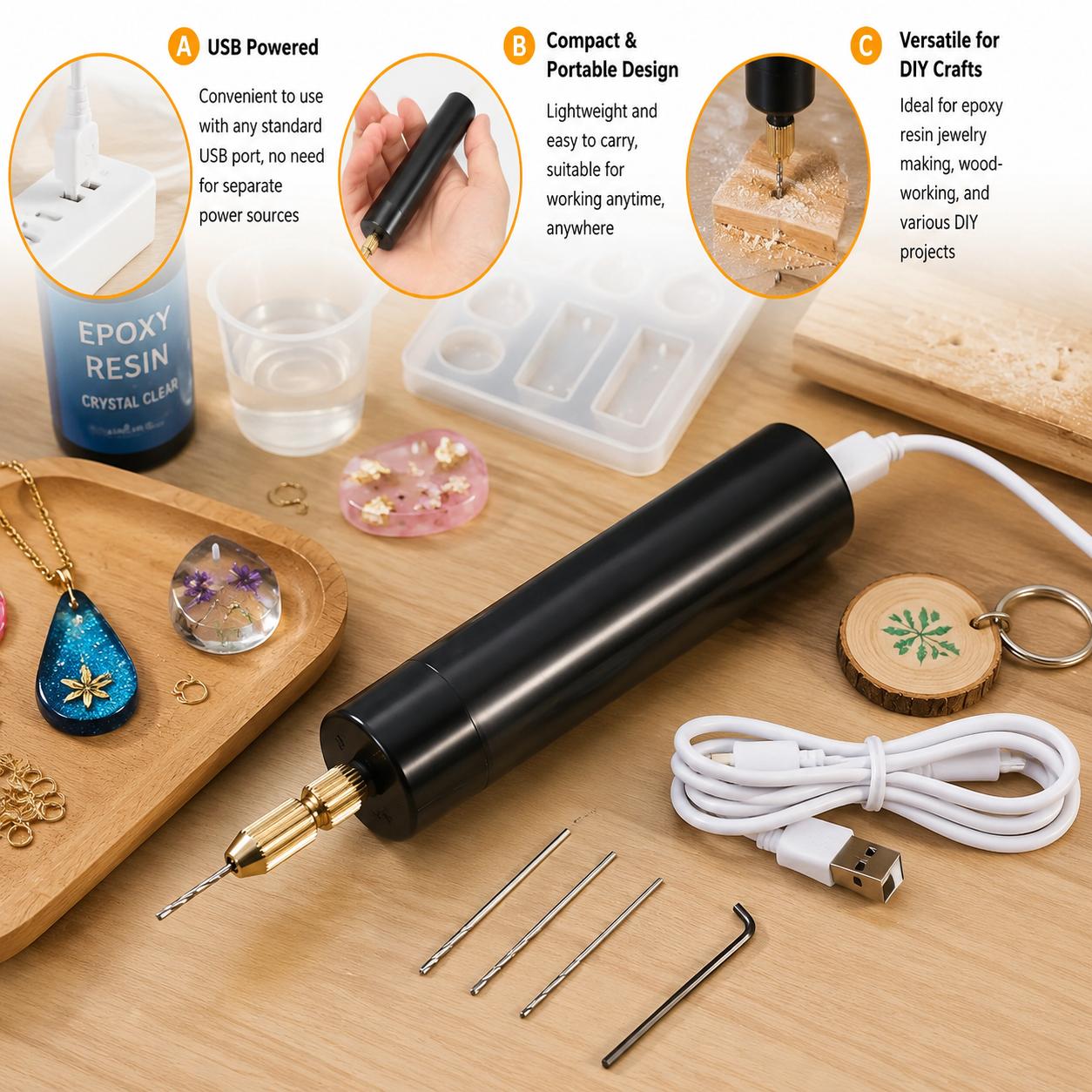 Мини-электродрель с питанием о – обзор и цена Jewelry Making Dc