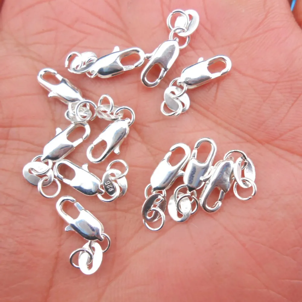 20 шт. универсальных медных за – обзор и цена Lobster Clasp Silver